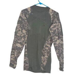 Massif Army Combat Shirt XS Digital Camo & Green Poly/Cotton Blend Tactical Gear